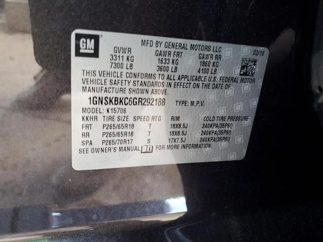 2016 Chevrolet Tahoe K1500 LT