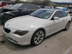 Salvage cars for sale at Las Vegas, NV auction: 2007 BMW 650 I