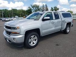 Chevrolet salvage cars for sale: 2017 Chevrolet Silverado K1500 LT