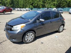 Salvage cars for sale from Copart Graham, WA: 2012 Toyota Yaris