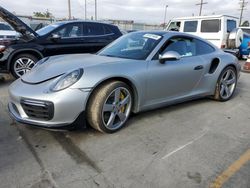 Salvage cars for sale at Los Angeles, CA auction: 2017 Porsche 911 Turbo