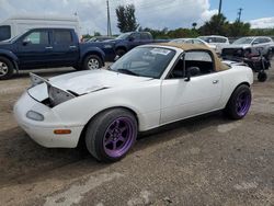 Vehiculos salvage en venta de Copart Miami, FL: 1991 Mazda MX-5 Miata