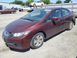 Vehiculos salvage en venta de Copart Sacramento, CA: 2015 Honda Civic LX