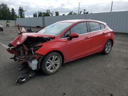 Salvage cars for sale at Portland, OR auction: 2017 Chevrolet Cruze LT