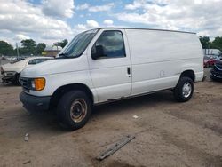 Ford salvage cars for sale: 2003 Ford Econoline E250 Van