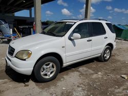 Salvage cars for sale at West Palm Beach, FL auction: 2000 Mercedes-Benz ML 320