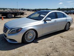 Salvage cars for sale at Houston, TX auction: 2015 Mercedes-Benz S S600