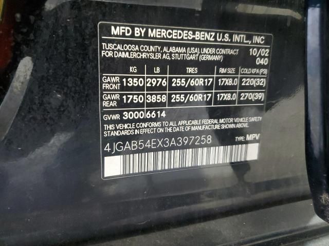 2003 Mercedes-Benz ML 320