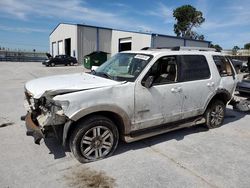 Salvage cars for sale at Tulsa, OK auction: 2006 Ford Explorer Eddie Bauer