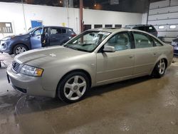 Salvage cars for sale at auction: 2003 Audi A6 3.0 Quattro