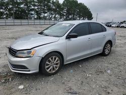 Volkswagen salvage cars for sale: 2015 Volkswagen Jetta SE