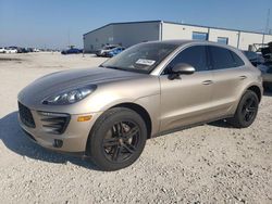 Salvage cars for sale at Haslet, TX auction: 2015 Porsche Macan S