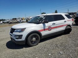 Salvage cars for sale from Copart Eugene, OR: 2018 Ford Explorer Police Interceptor