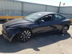 Tesla salvage cars for sale: 2024 Tesla Model 3