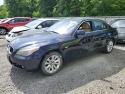 BMW 550 i salvage cars for sale: 2007 BMW 550 I