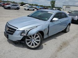 Salvage cars for sale at Kansas City, KS auction: 2017 Cadillac ATS Luxury