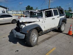 Salvage cars for sale from Copart Pekin, IL: 2008 Jeep Wrangler Unlimited Rubicon