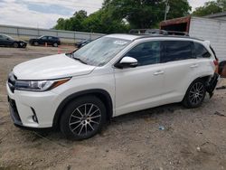 Salvage cars for sale at Chatham, VA auction: 2018 Toyota Highlander SE