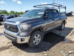 Salvage cars for sale at Woodhaven, MI auction: 2018 Toyota Tundra Crewmax SR5