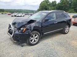 Salvage cars for sale from Copart Concord, NC: 2011 Nissan Rogue S