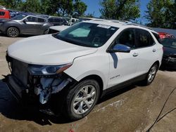 Salvage cars for sale at Bridgeton, MO auction: 2018 Chevrolet Equinox Premier