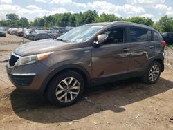Salvage cars for sale from Copart Chalfont, PA: 2014 KIA Sportage LX