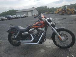 Salvage motorcycles for sale at York Haven, PA auction: 2012 Harley-Davidson Fxdwg Dyna Wide Glide