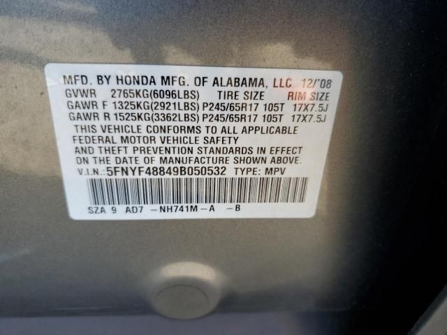 2009 Honda Pilot Touring