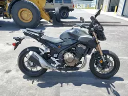 Salvage motorcycles for sale at Windham, ME auction: 2022 Honda CB500 FA