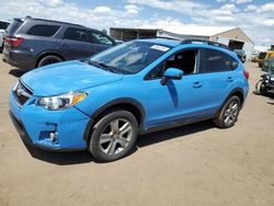 Salvage cars for sale at Brighton, CO auction: 2016 Subaru Crosstrek Limited