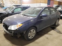 Salvage cars for sale from Copart Anchorage, AK: 2010 Hyundai Elantra Blue