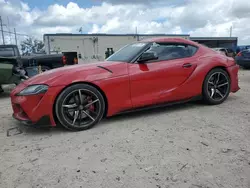 Salvage cars for sale at Riverview, FL auction: 2021 Toyota Supra Base