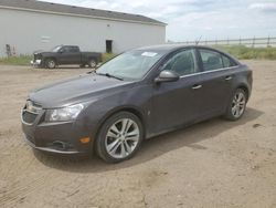 Salvage cars for sale at Portland, MI auction: 2014 Chevrolet Cruze LTZ