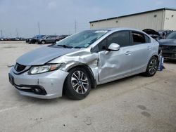 Vehiculos salvage en venta de Copart Haslet, TX: 2013 Honda Civic EXL