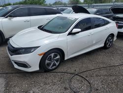 Honda salvage cars for sale: 2020 Honda Civic LX