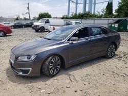 Salvage cars for sale at Windsor, NJ auction: 2018 Lincoln MKZ Reserve