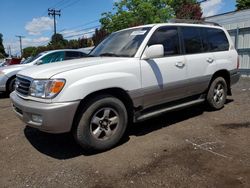 Salvage cars for sale at New Britain, CT auction: 1999 Toyota Land Cruiser