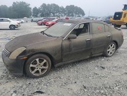 Salvage cars for sale at Loganville, GA auction: 2003 Infiniti G35