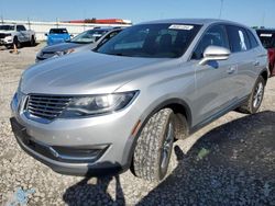 Salvage cars for sale at Cahokia Heights, IL auction: 2017 Lincoln MKX Select