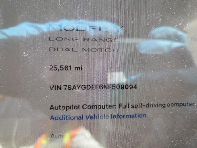 2022 Tesla Model Y