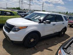 Salvage cars for sale at Elgin, IL auction: 2015 Ford Explorer Police Interceptor