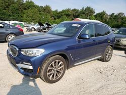 Salvage cars for sale at Mendon, MA auction: 2018 BMW X3 XDRIVE30I
