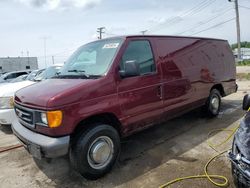Salvage cars for sale from Copart Chicago Heights, IL: 2006 Ford Econoline E250 Van