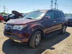 Salvage cars for sale at Elgin, IL auction: 2007 Acura MDX Technology