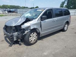 Salvage cars for sale at Dunn, NC auction: 2015 Dodge Grand Caravan SE