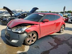 Salvage cars for sale from Copart Grand Prairie, TX: 2013 Hyundai Veloster