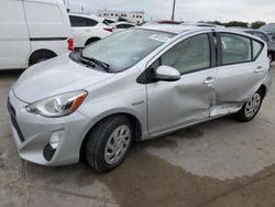 Salvage cars for sale at Grand Prairie, TX auction: 2016 Toyota Prius C