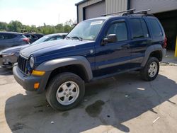 Salvage cars for sale at Duryea, PA auction: 2005 Jeep Liberty Sport