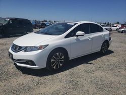 Salvage cars for sale at Sacramento, CA auction: 2015 Honda Civic EX