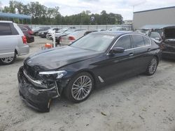 Salvage cars for sale at Spartanburg, SC auction: 2017 BMW 530 I